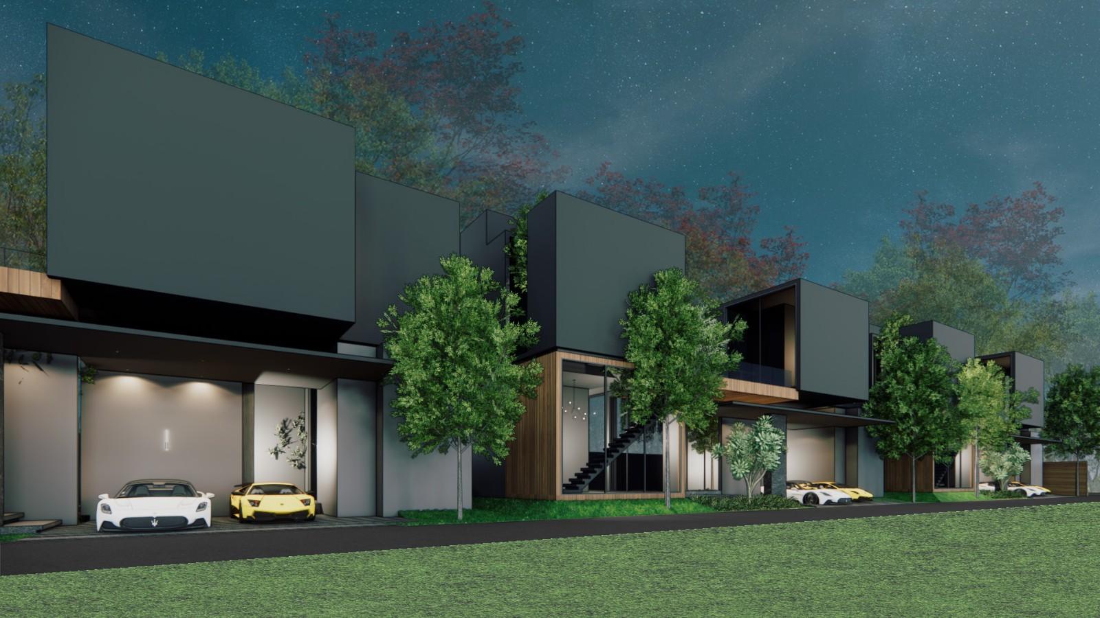 Interior view of 3 Bedroom Luxurious Modern Wallaya Qnity Villa Type D for Sale