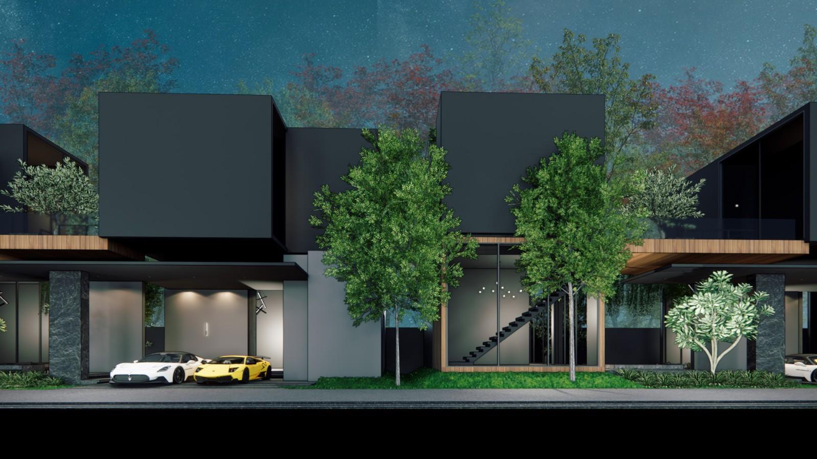 Interior view of 3 Bedroom Luxurious Modern Wallaya Qnity Villa Type D for Sale