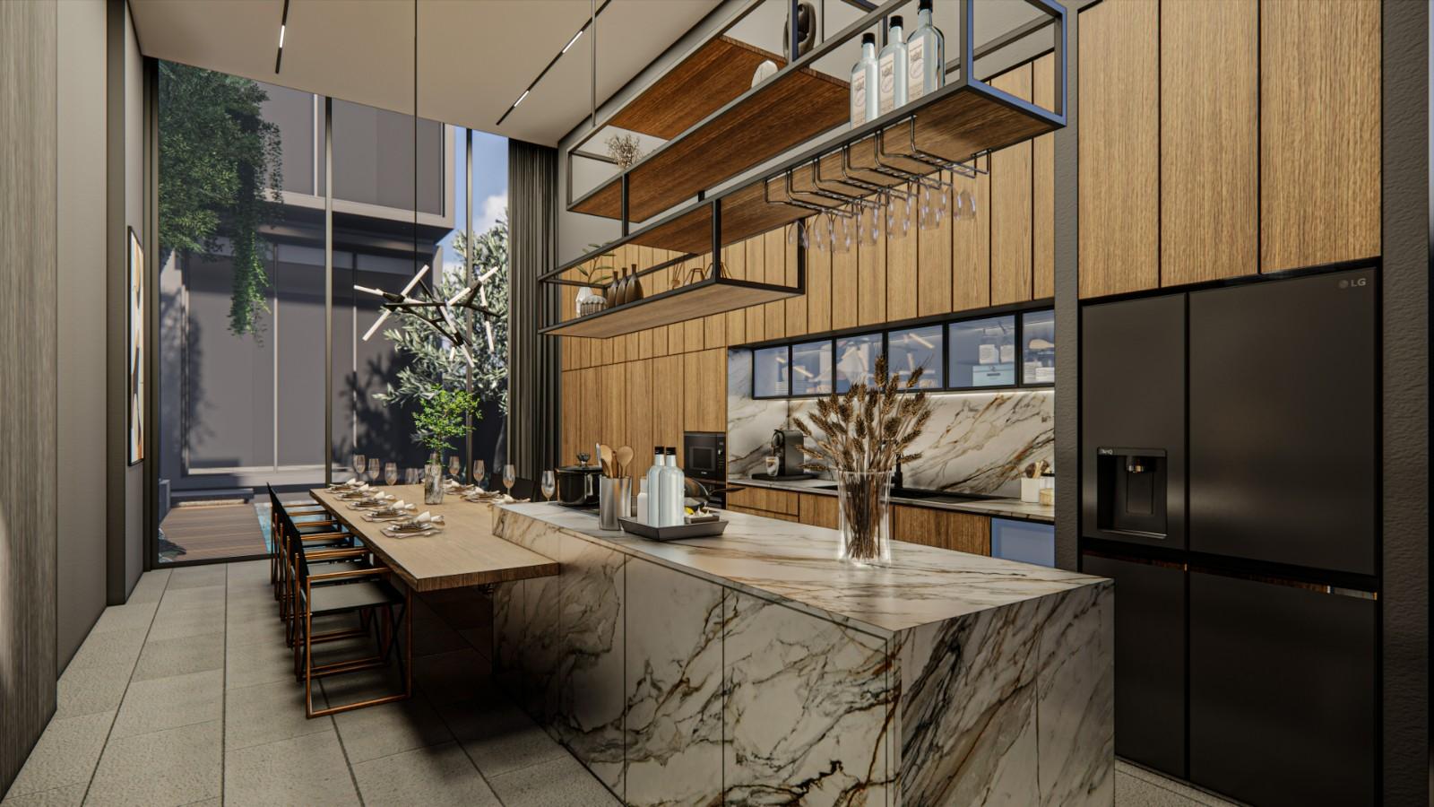 Interior view of 3 Bedroom Luxurious Modern Wallaya Qnity Villa Type D for Sale