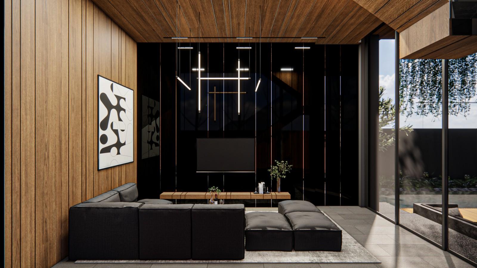 Interior view of 3 Bedroom Luxurious Modern Wallaya Qnity Villa Type D for Sale