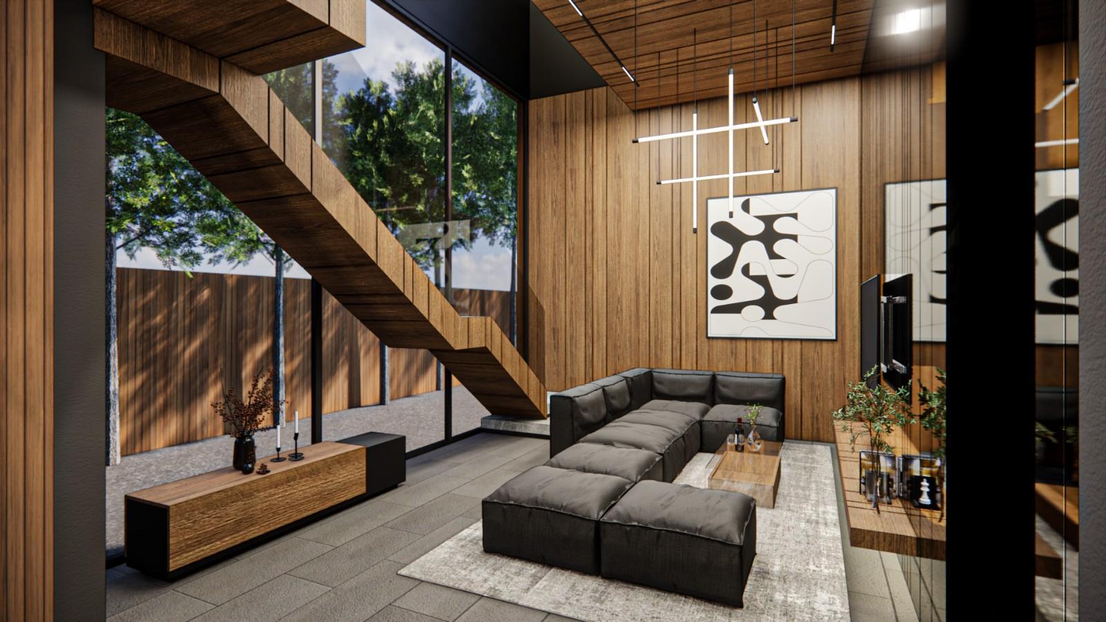 Interior view of 3 Bedroom Luxurious Modern Wallaya Qnity Villa Type D for Sale
