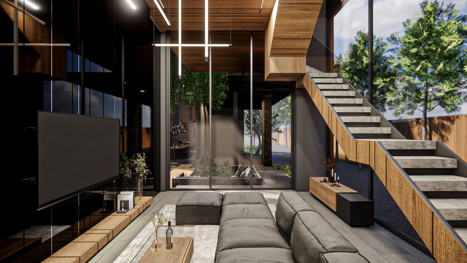 Interior view of 3 Bedroom Luxurious Modern Wallaya Qnity Villa Type D for Sale