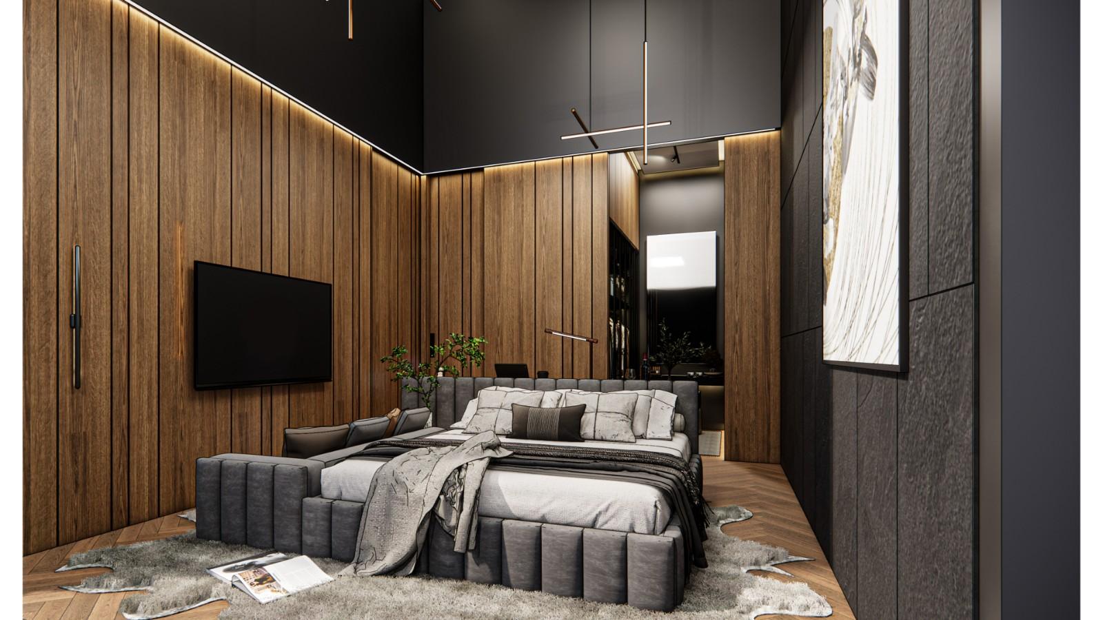 Interior view of 3 Bedroom Luxurious Modern Wallaya Qnity Villa Type D for Sale