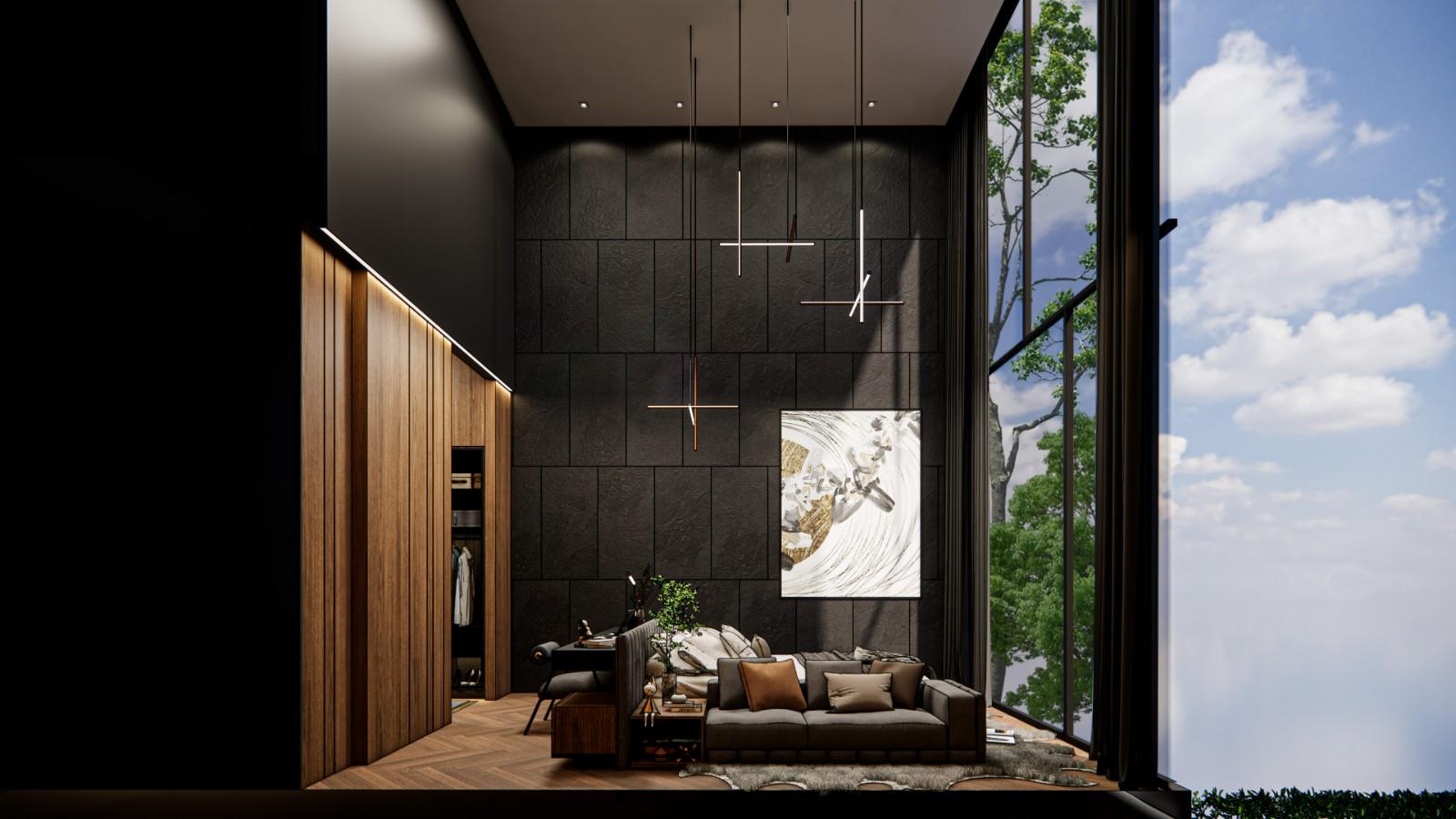 Interior view of 3 Bedroom Luxurious Modern Wallaya Qnity Villa Type D for Sale