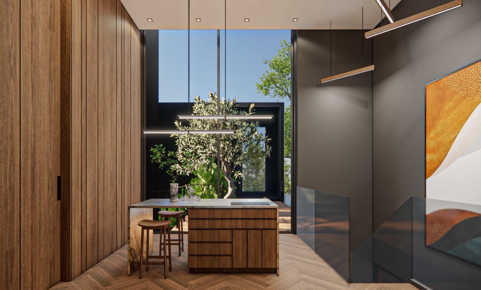 Interior view of 3 Bedroom Luxurious Modern Wallaya Qnity Villa Type D for Sale