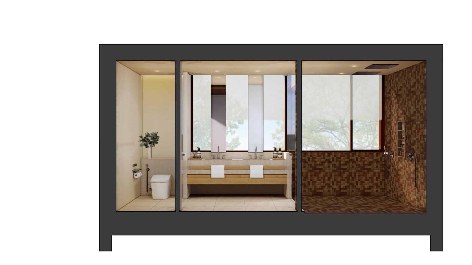 Interior view of 5 Bedroom Luxurious Pool Villas at The Harmony by Wallaya - Type A