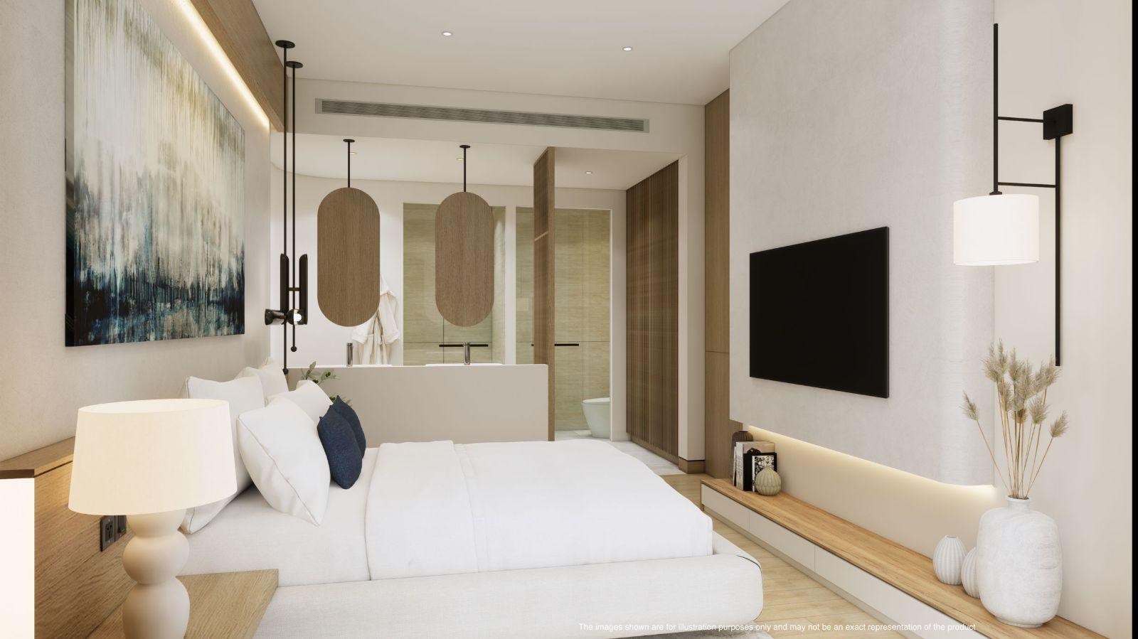 Interior view of Deluxe Beachfront 1-Bed Pool View Condo for Sale at Maviston Mai Khao - 13% ROI!