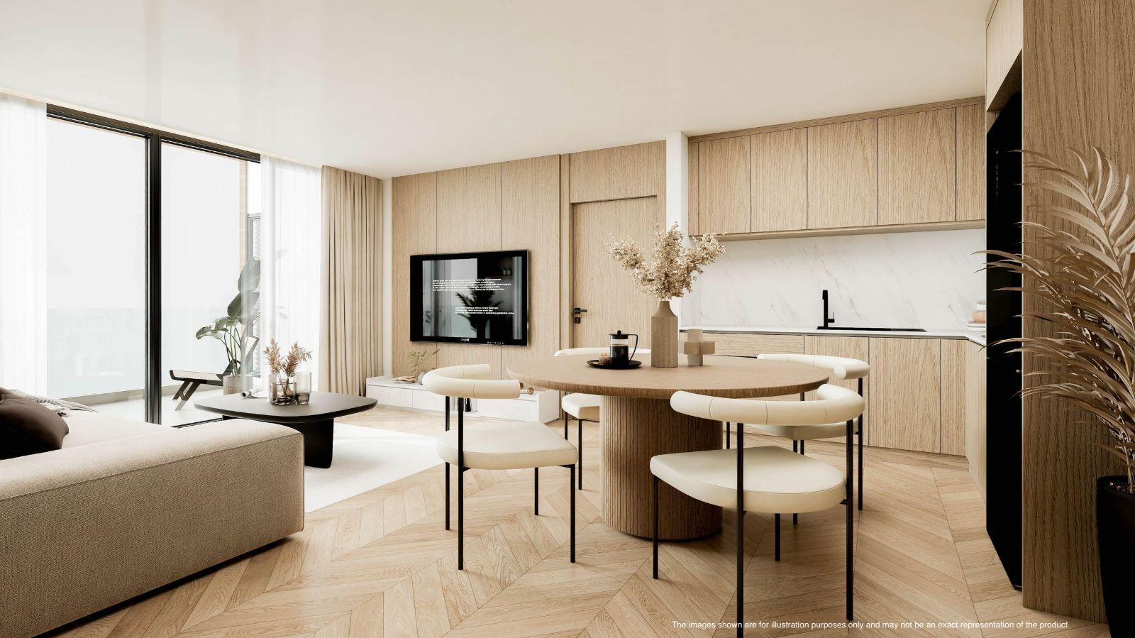 Interior view of 2 Bedroom Absolute Beachfront Sea View Apartment for Sale at Maviston Mai Khao - 13% ROI!