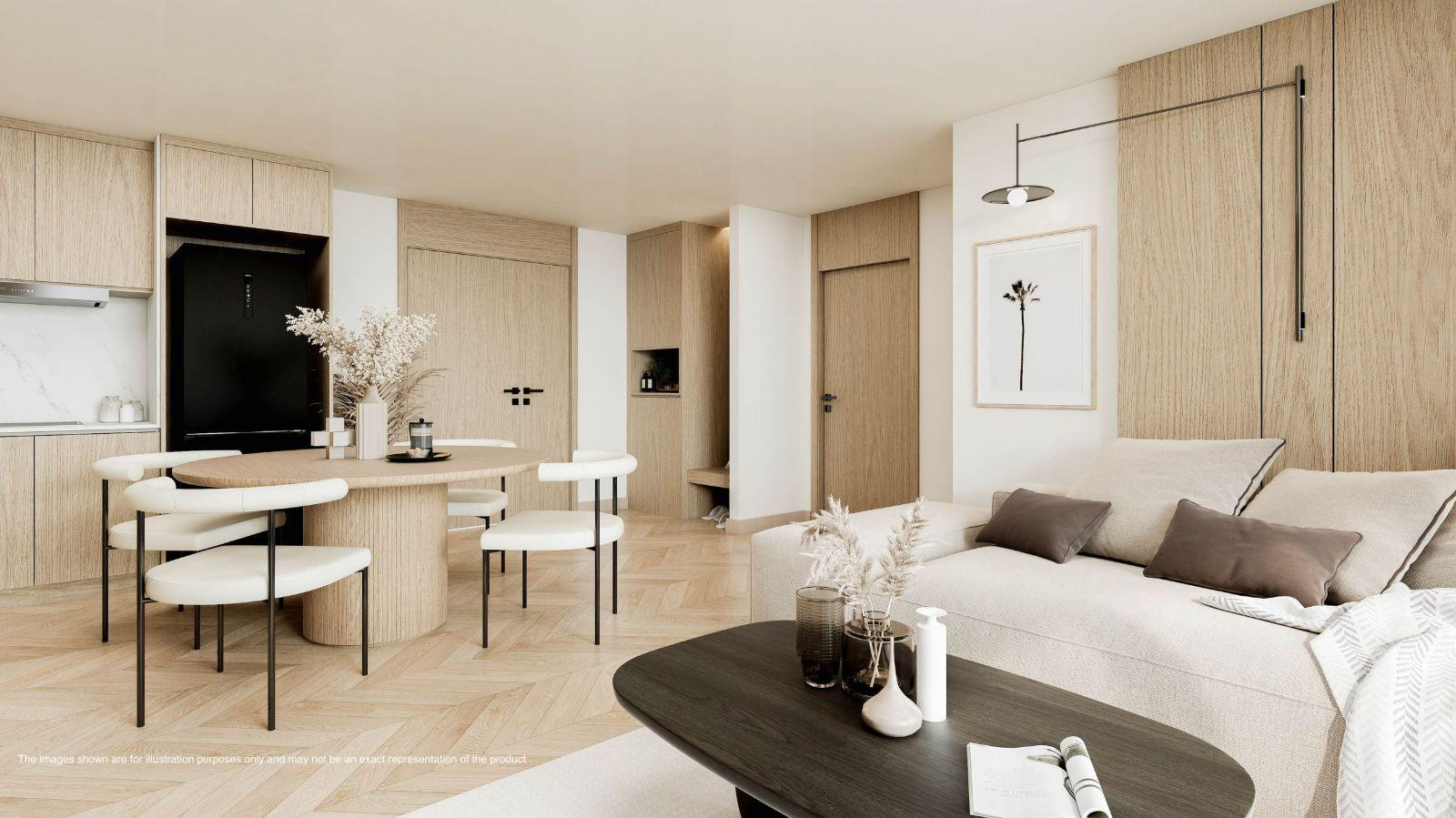 Interior view of 2 Bedroom Absolute Beachfront Sea View Apartment for Sale at Maviston Mai Khao - 13% ROI!
