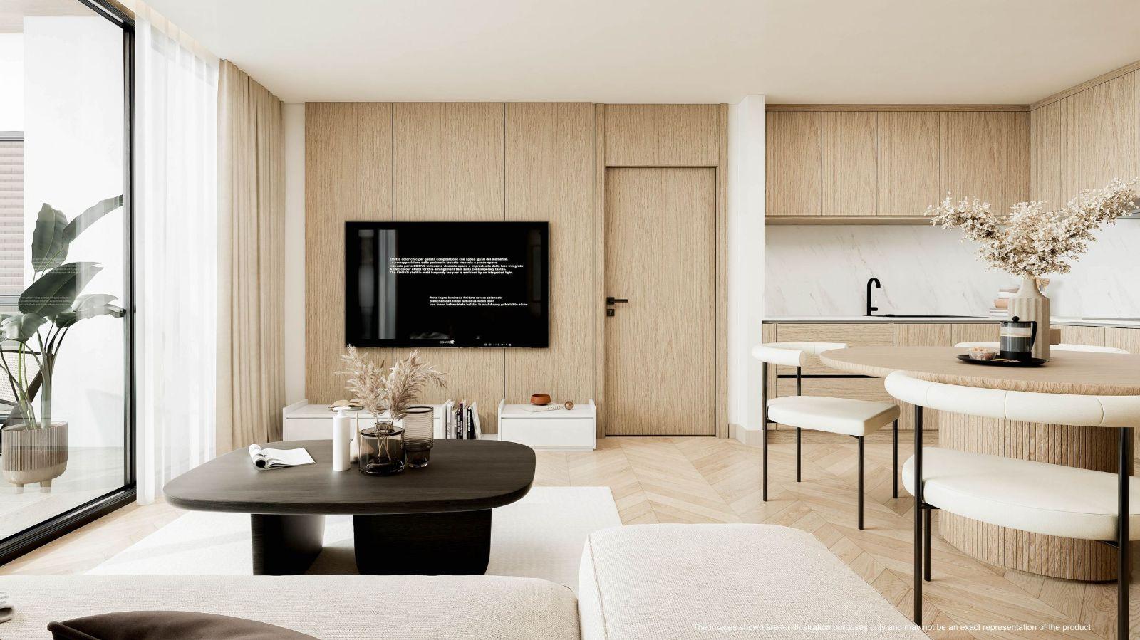 Interior view of Deluxe 2 Bedroom Beachfront Sea View Condo for Sale at Maviston Mai Khao - 13% ROI!