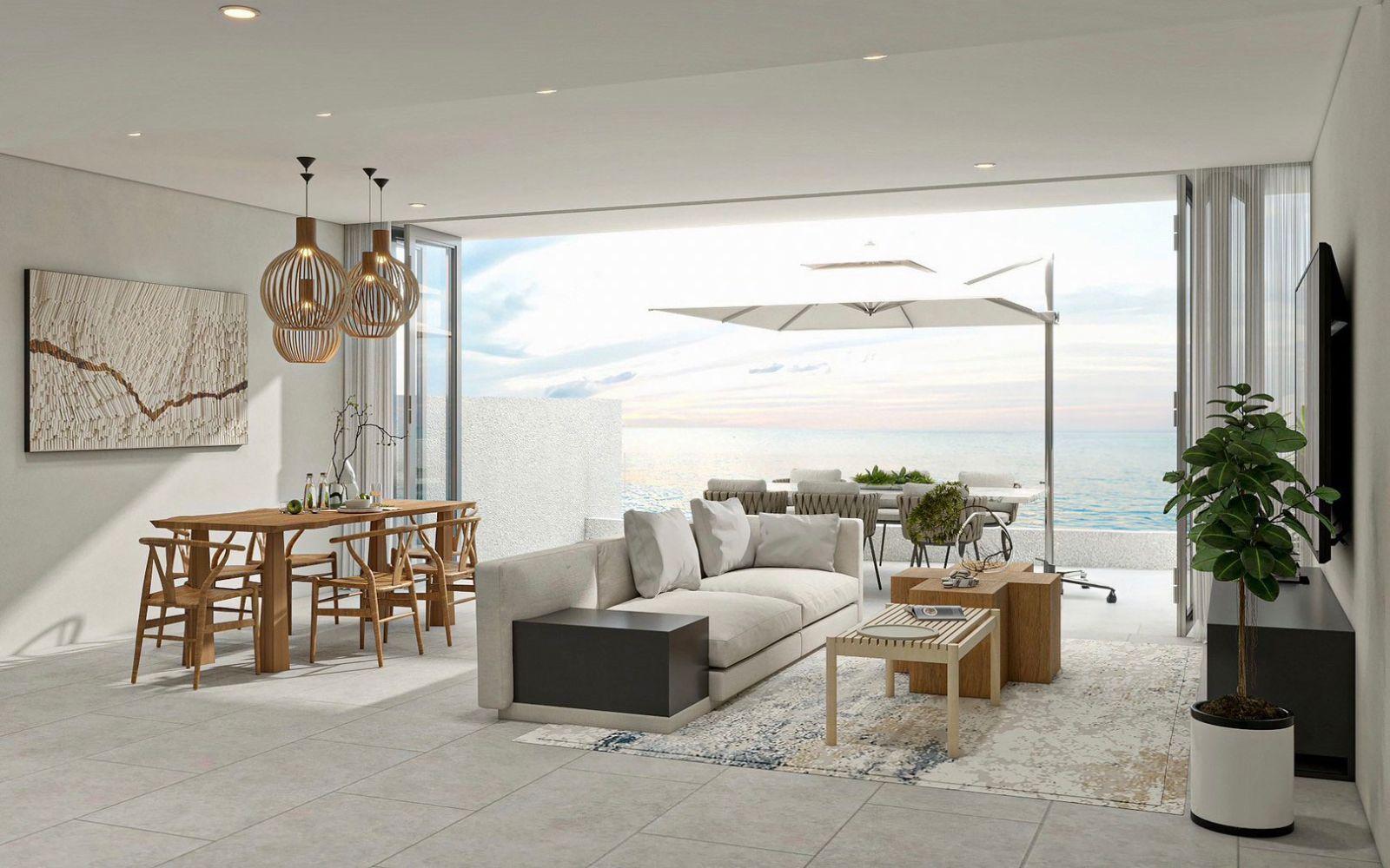 Interior view of 2 Bedroom Sea View Apartment for Sale at Bluepoint Condominium, Patong