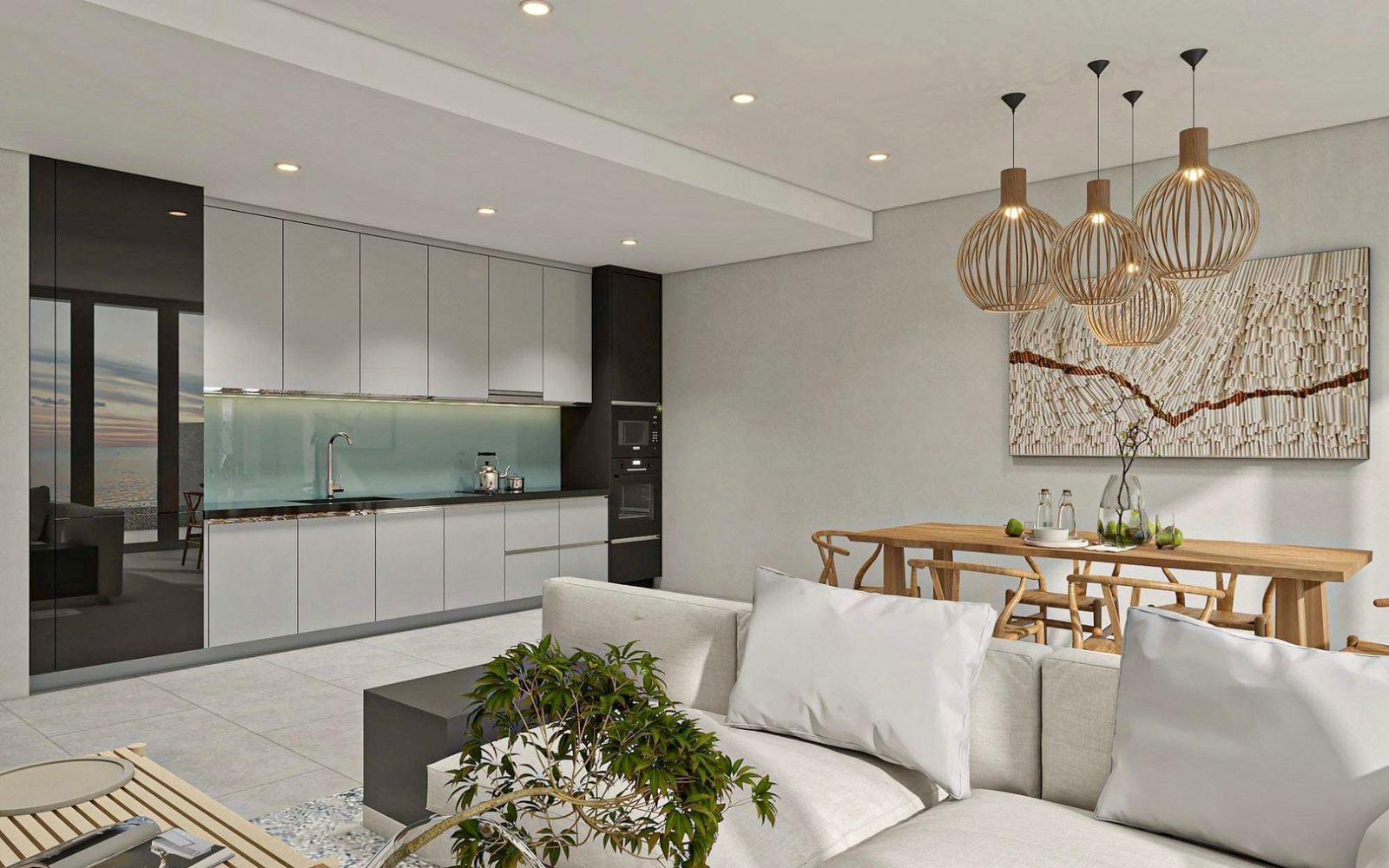 Interior view of 2 Bedroom Sea View Apartment for Sale at Bluepoint Condominium, Patong