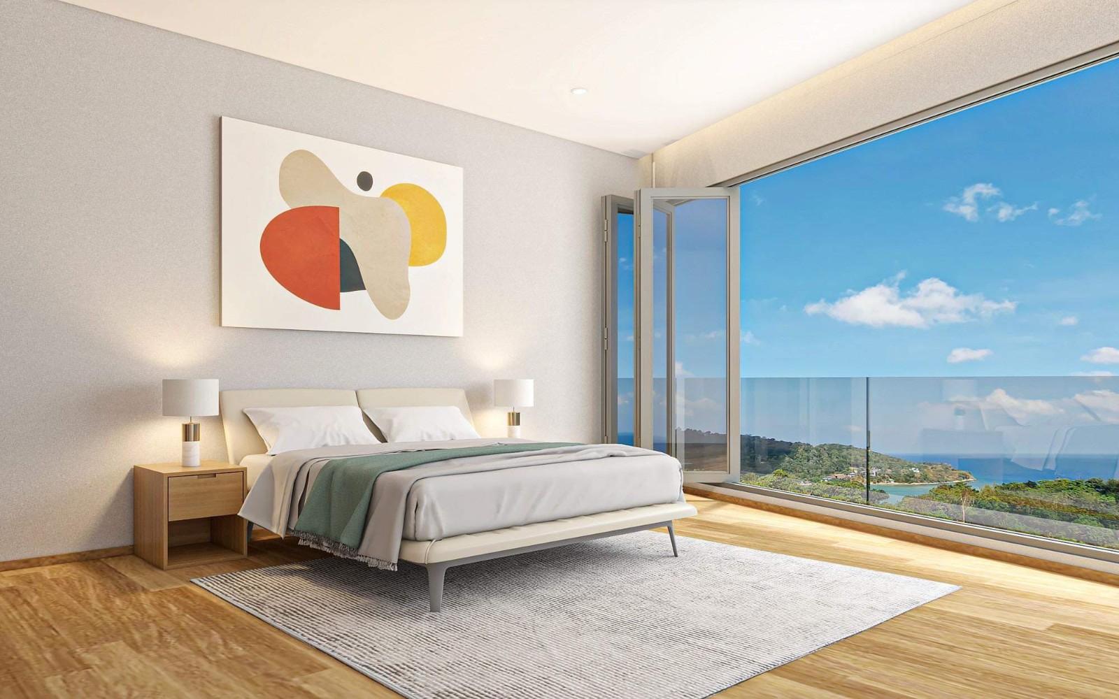 Interior view of 2 Bedroom Sea View Condo for Sale at Bluepoint Condominium, Patong
