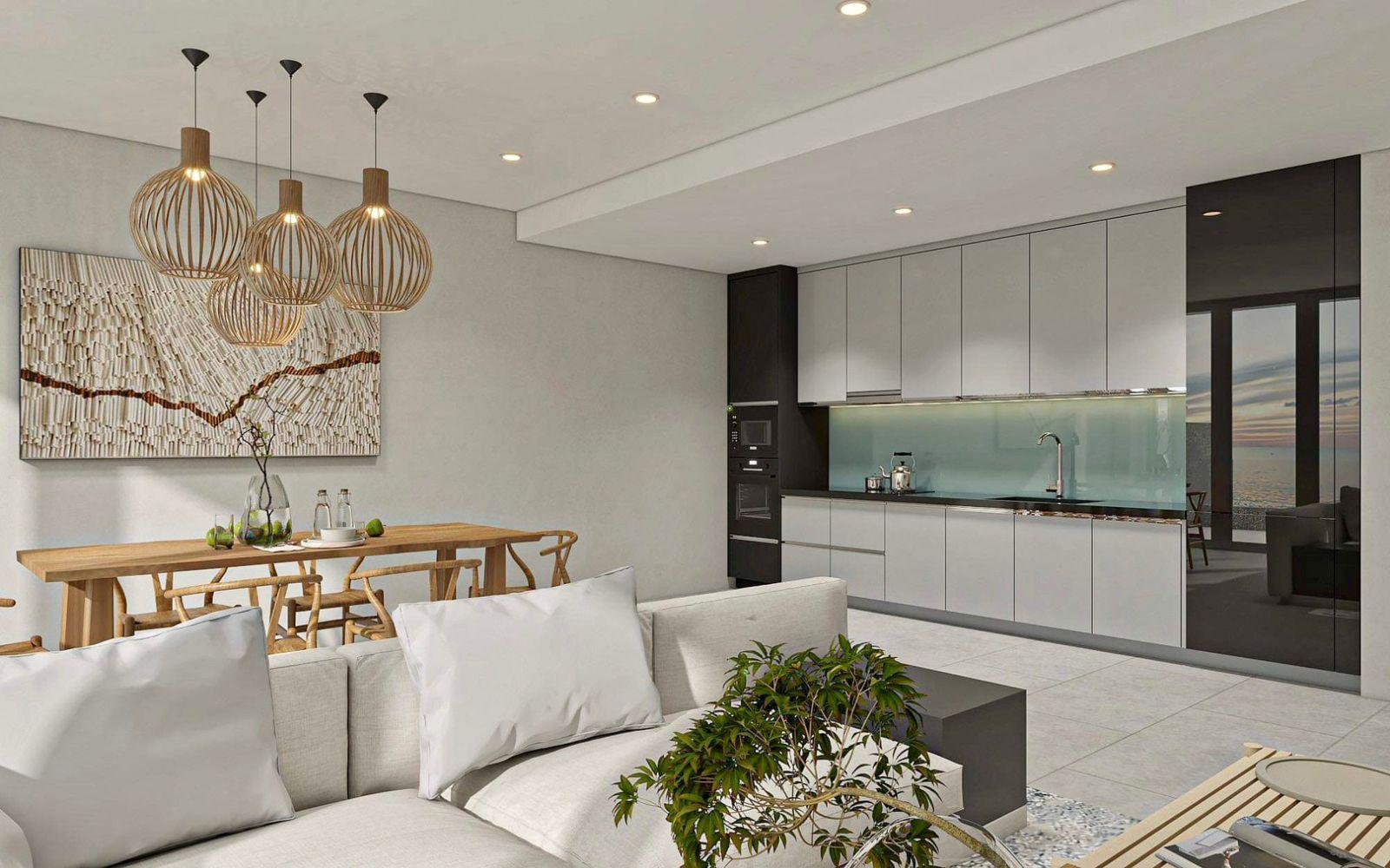 Interior view of 2 Bedroom Sea View Apartment for Sale at Bluepoint Condo, Patong - Unit 103