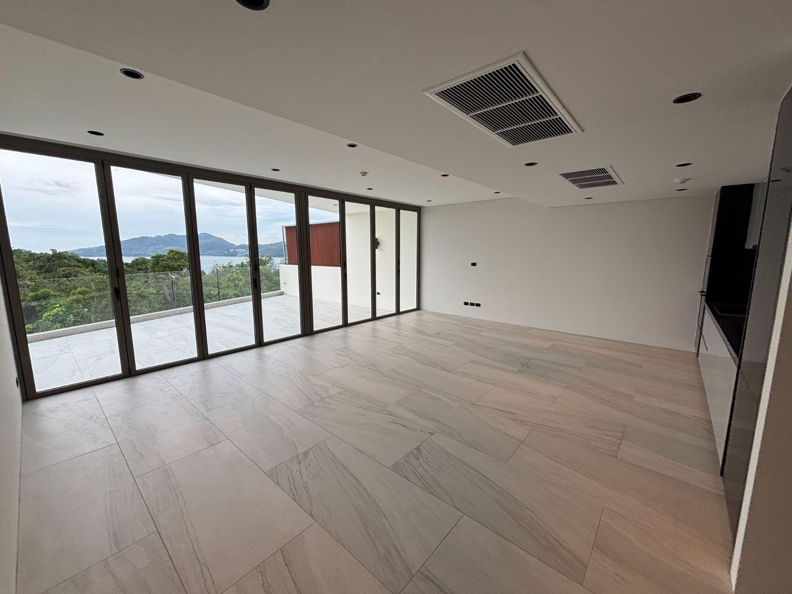 Interior view of 2 Bedroom Sea View Apartment for Sale at Bluepoint Condo, Patong - Unit 103