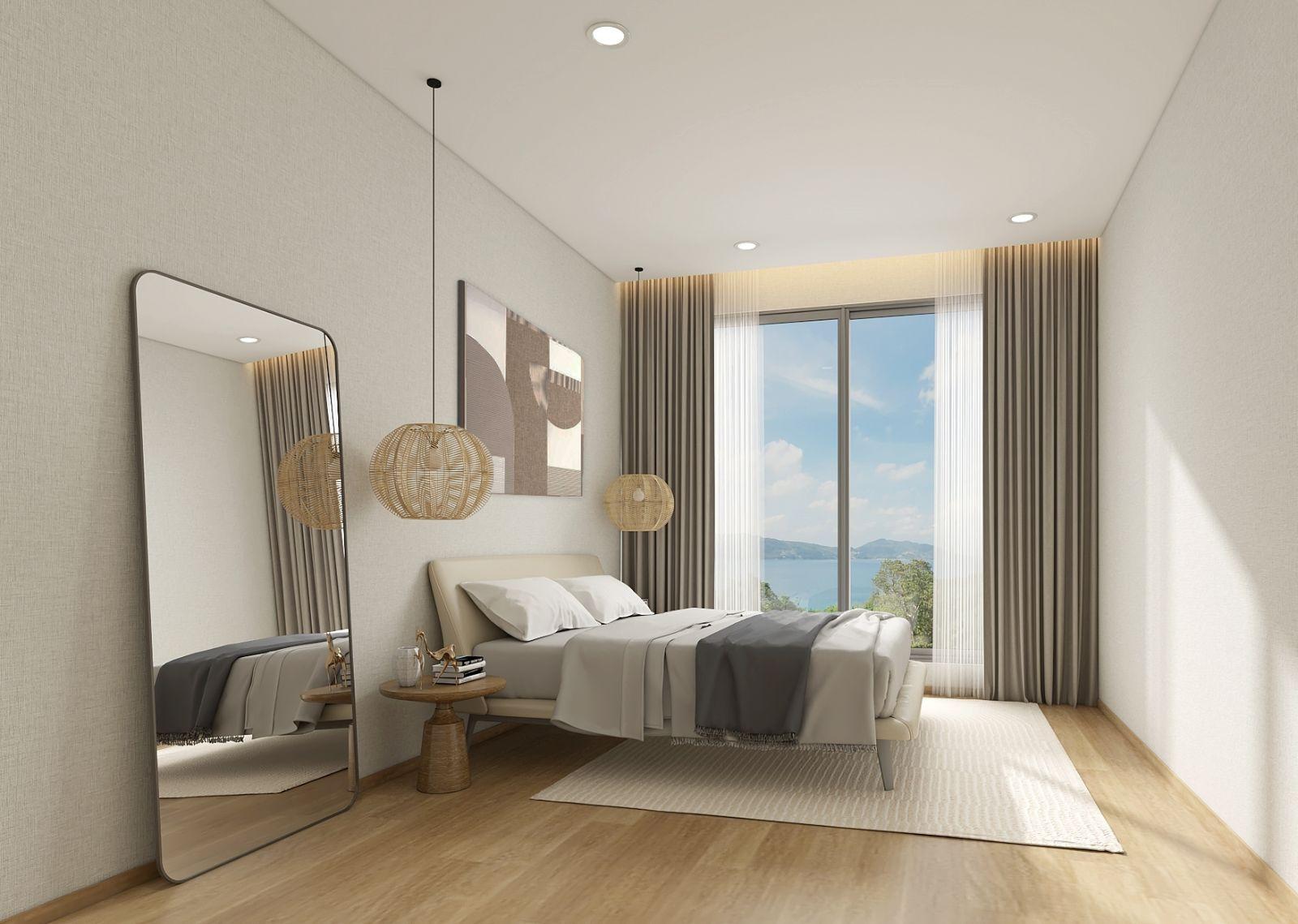Interior view of 3 Bedroom Sea View Penthouse for Sale at Bluepoint Condo, Patong
