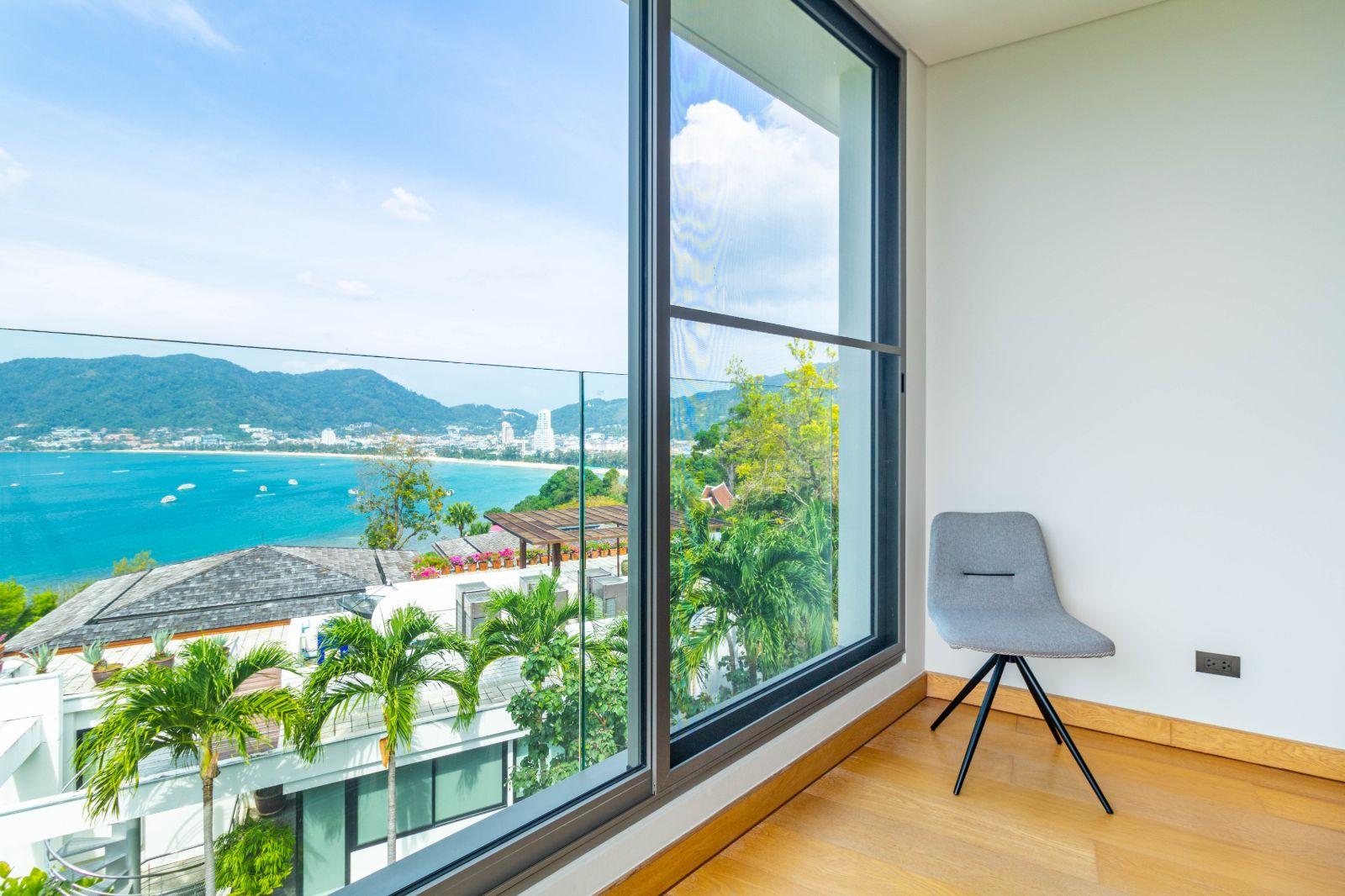 Interior view of 5 Bedroom Magnificent Sea View Penthouse for Sale at Bluepoint Condo, Patong