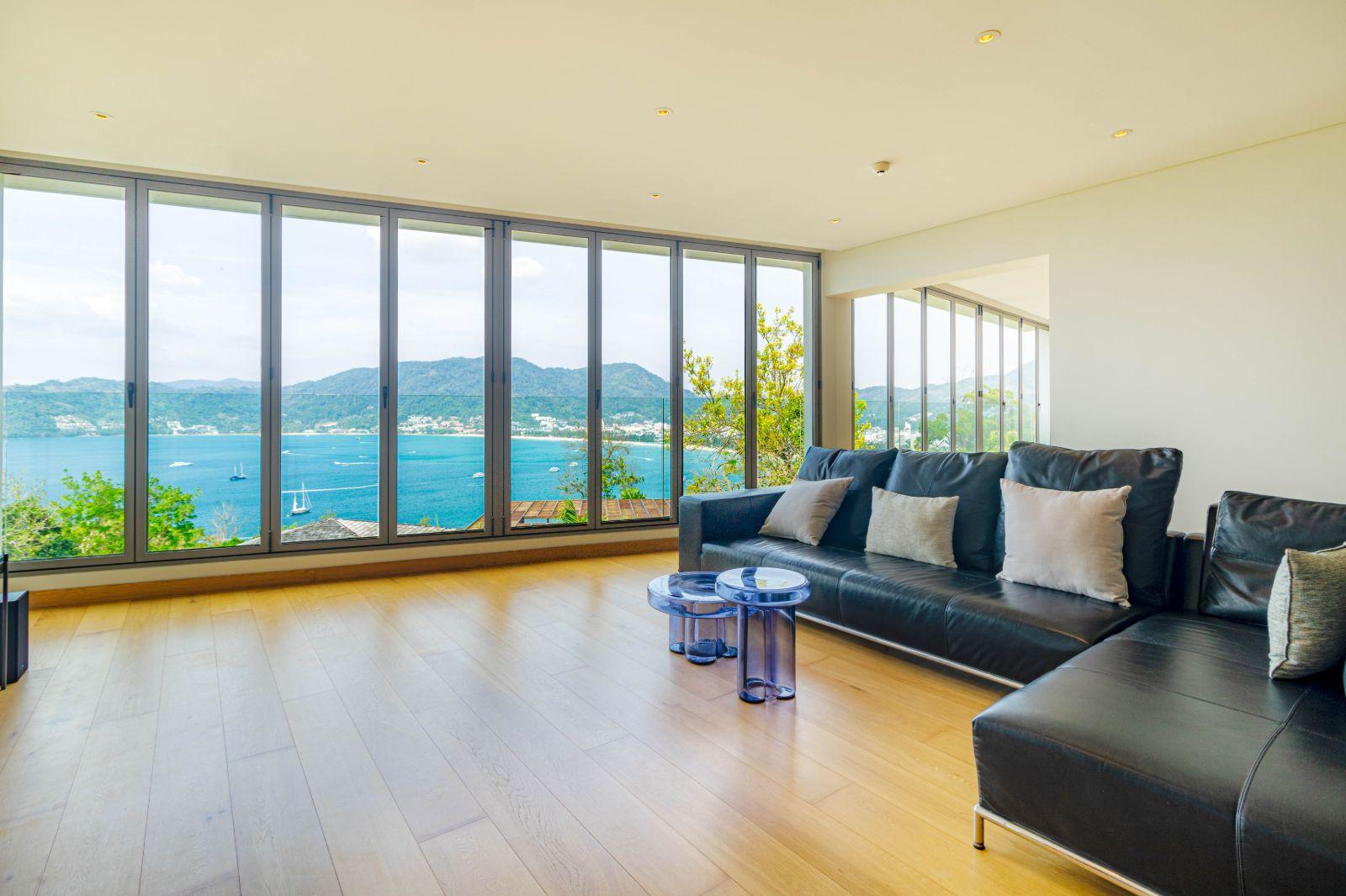 Interior view of 5 Bedroom Magnificent Sea View Penthouse for Sale at Bluepoint Condo, Patong