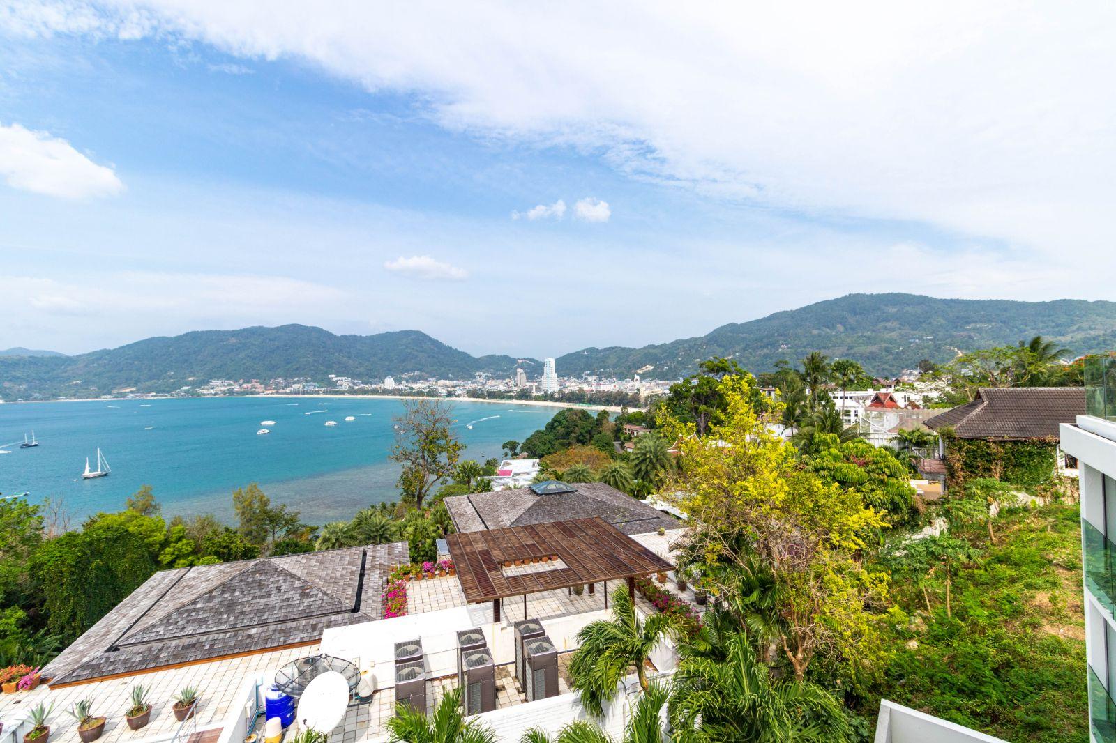 Interior view of 5 Bedroom Magnificent Sea View Penthouse for Sale at Bluepoint Condo, Patong