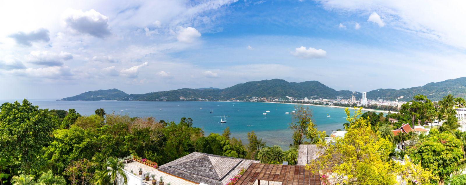 Interior view of 5 Bedroom Magnificent Sea View Penthouse for Sale at Bluepoint Condo, Patong
