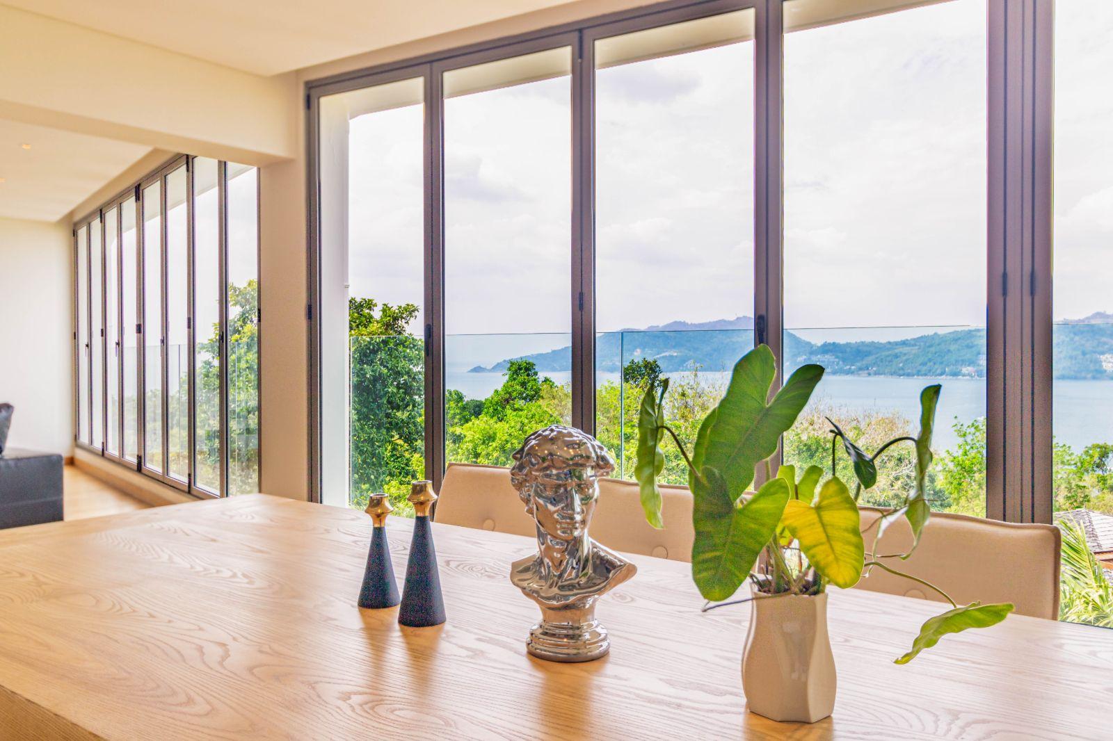 Interior view of 5 Bedroom Magnificent Sea View Penthouse for Sale at Bluepoint Condo, Patong