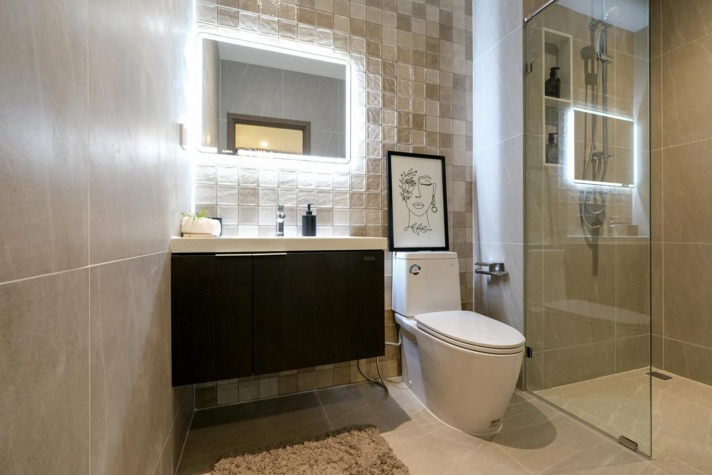 Interior view of Larger 1 Bedroom Condo for Sale at The Title Modeva - Bangtao Beach
