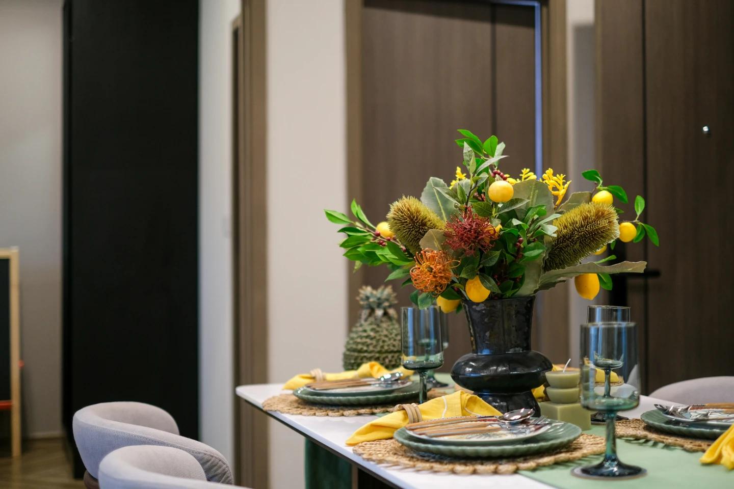 Interior view of Standard 2 Bedroom Condo for Sale at The Title Modeva - Bangtao Beach