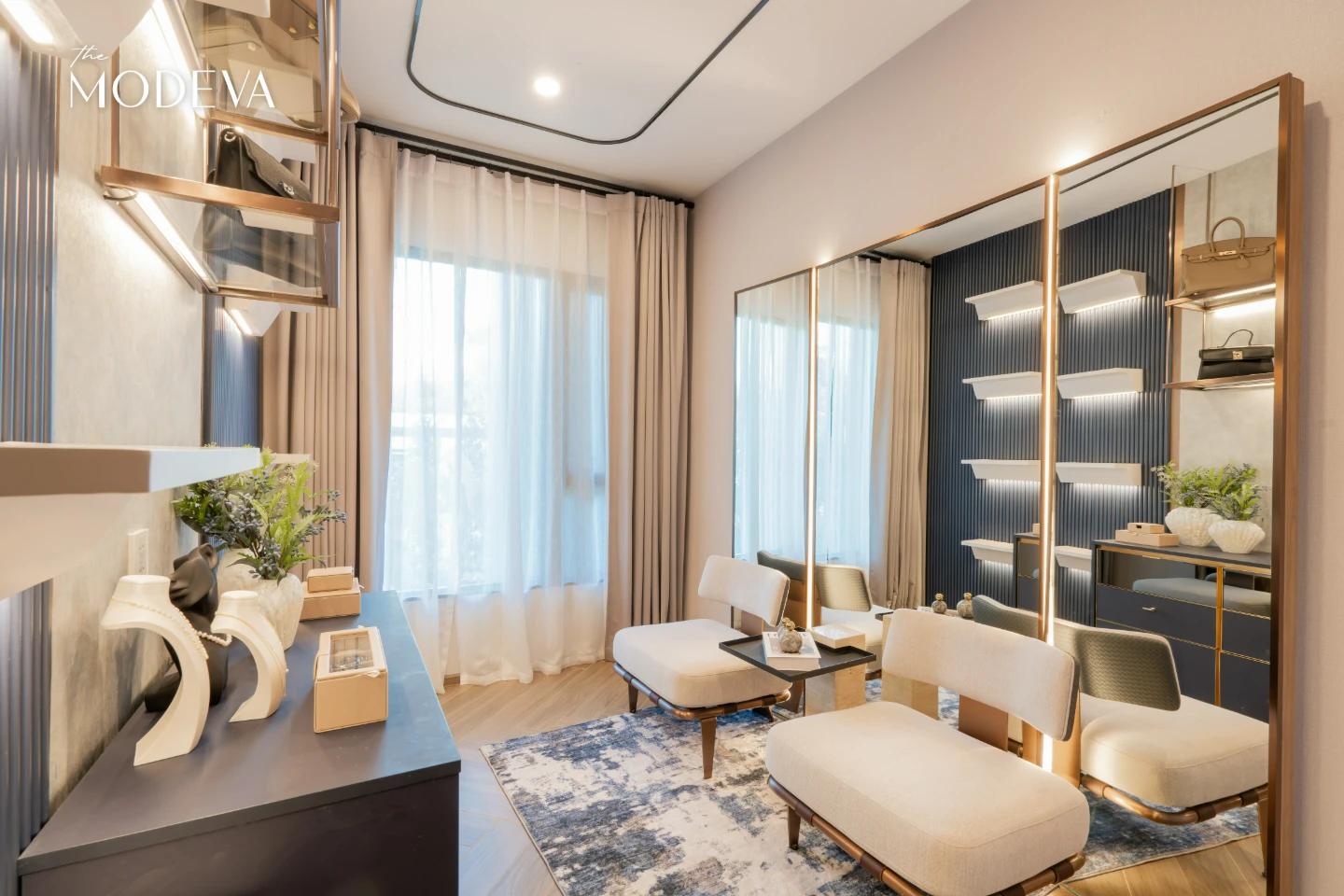 Interior view of Larger 2 Bedroom Condo for Sale at The Title Modeva - Bangtao Beach