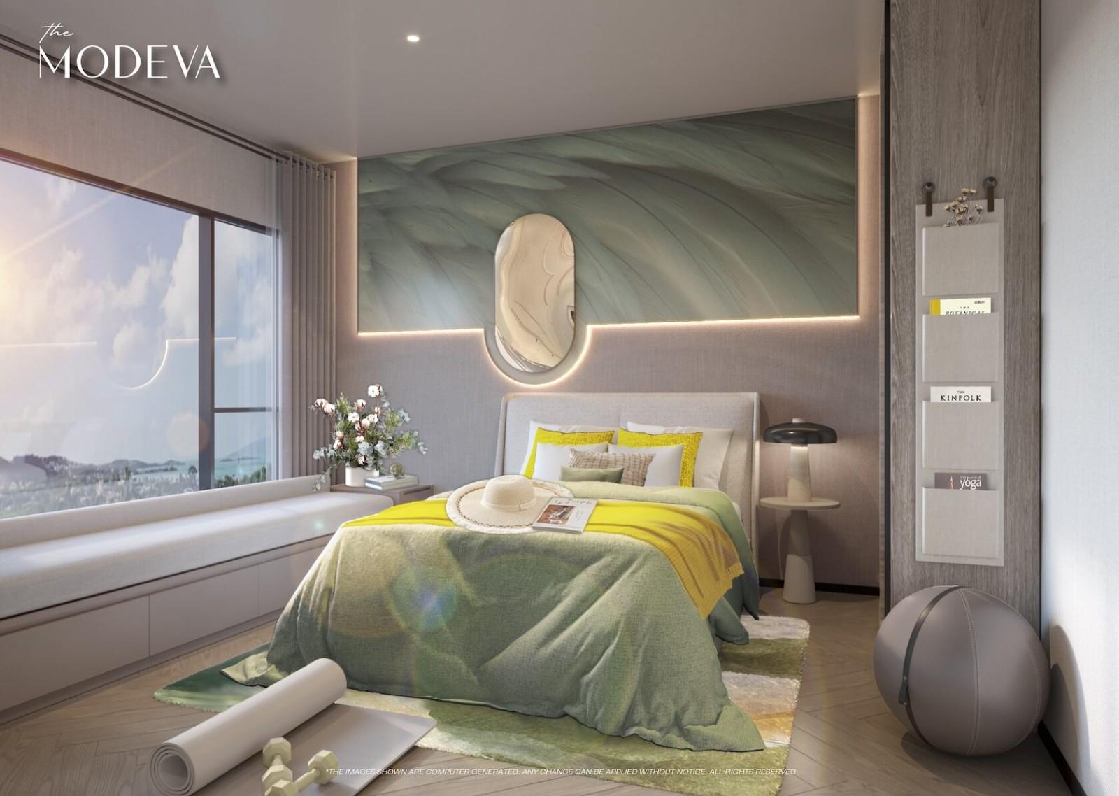 Interior view of Larger 2 Bedroom Condo for Sale at The Title Modeva - Bangtao Beach