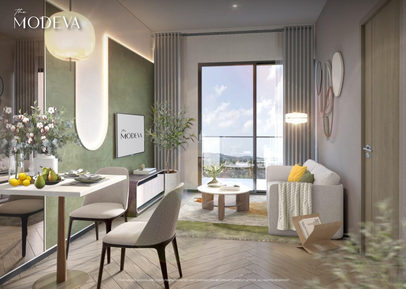 Interior view of 3 Bedroom Condo for Sale at The Title Modeva - Bangtao Beach