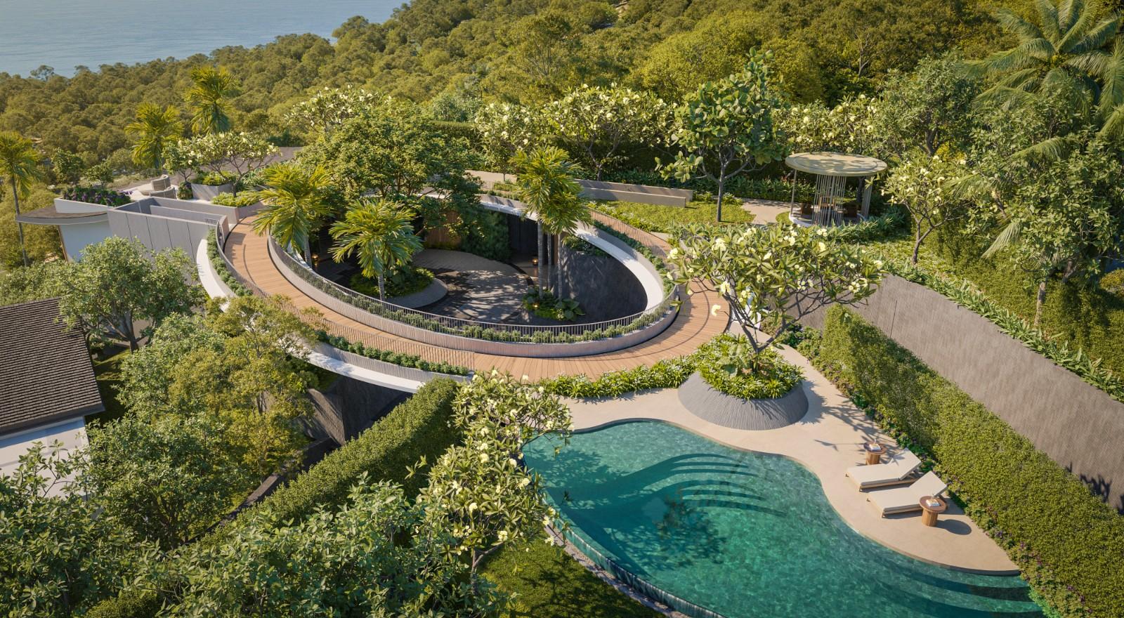 Interior view of 3 Bedroom Stunning Pool Villas at Pavara Vhana, Layan Beach - Type E