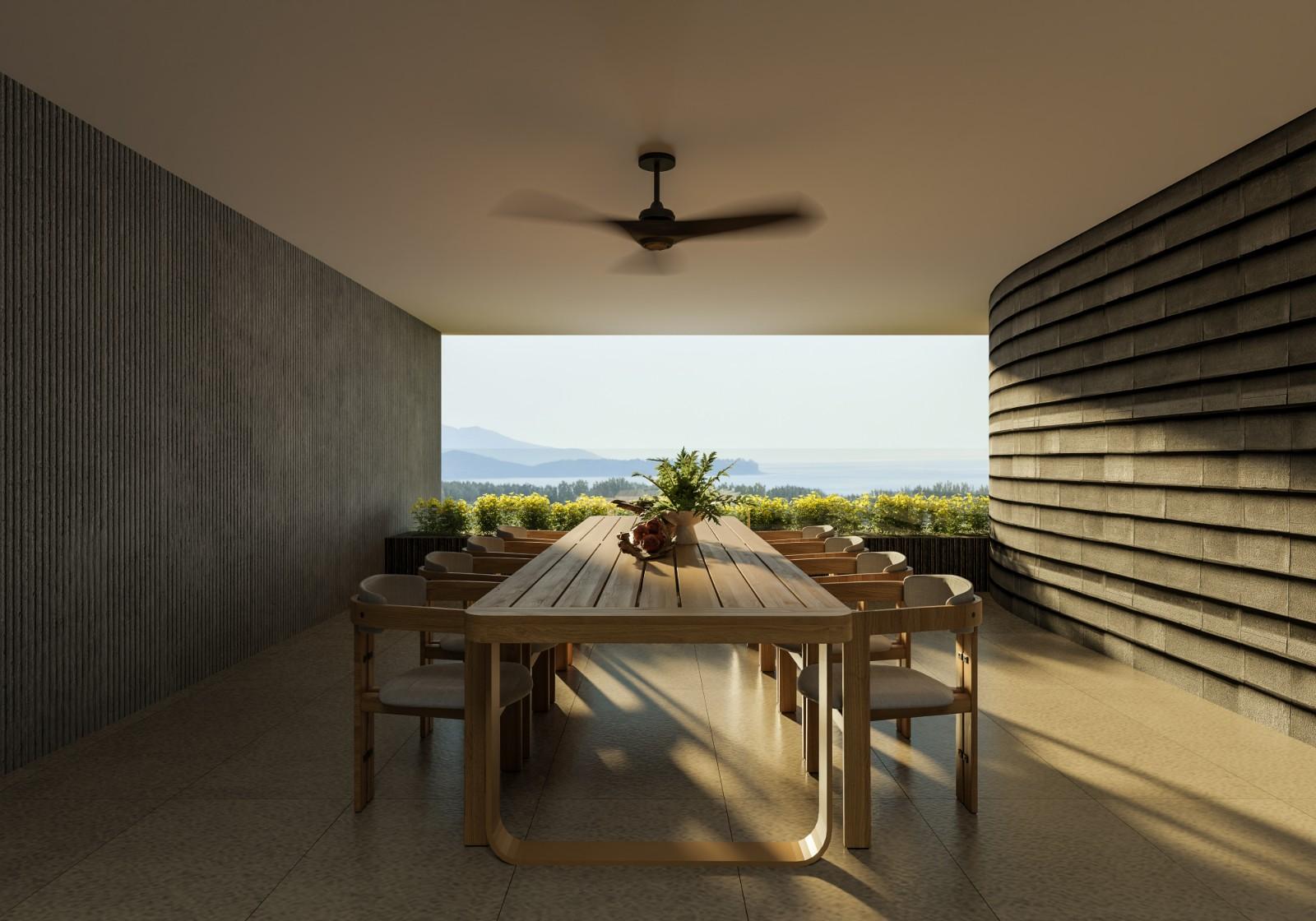Interior view of 3 Bedroom Ocean View Pool Villas at Pavara Vhana, Layan Beach - Type C