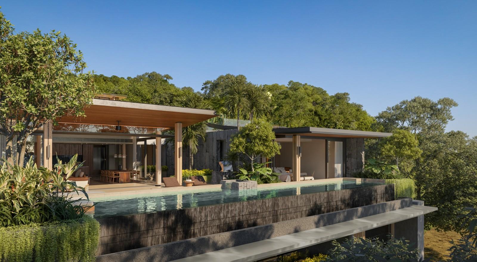 Interior view of 4 Bedroom Ocean View Luxury Villas at Pavara Vhana, Layan Beach - Type B