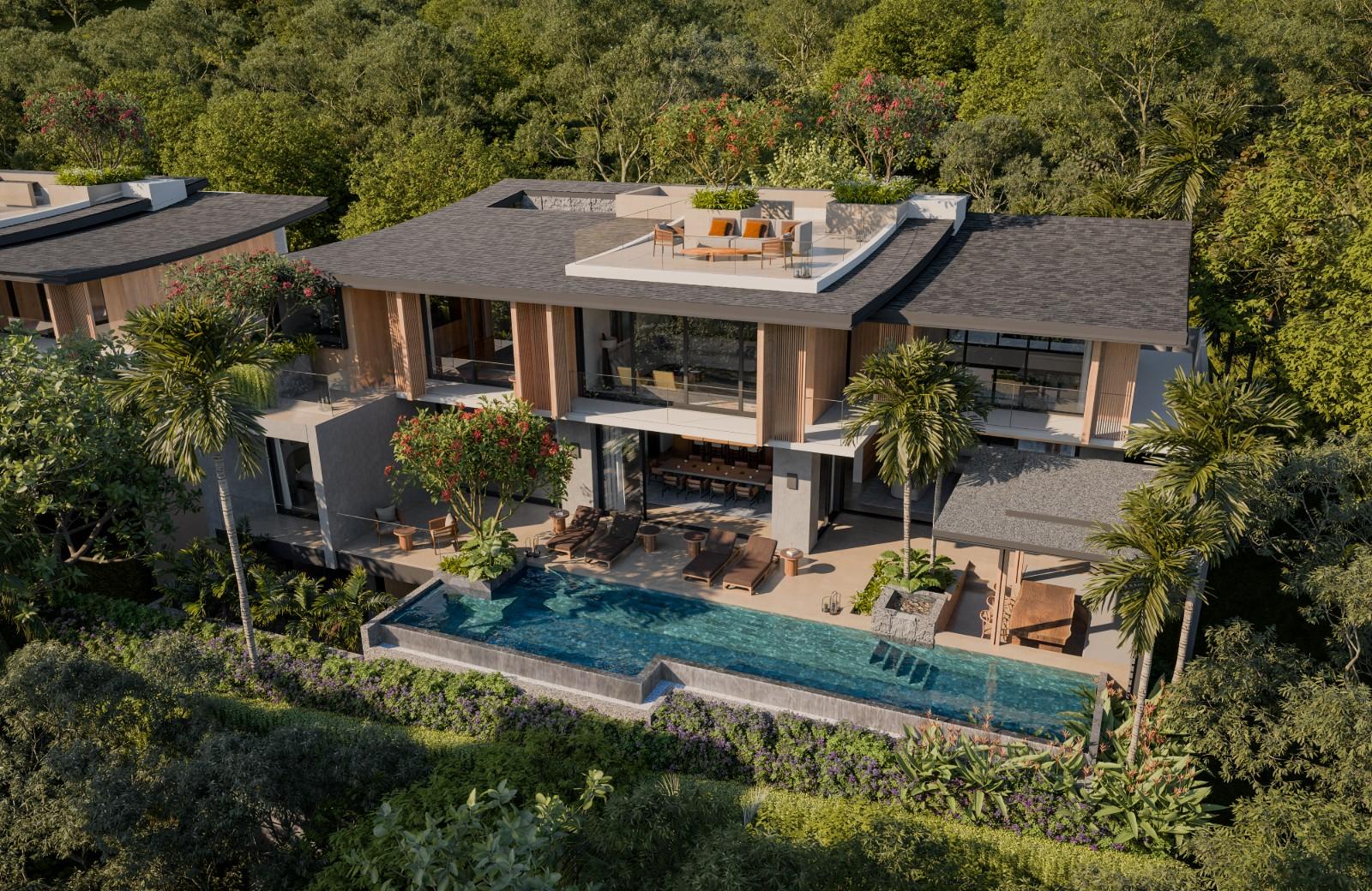 Interior view of 5 Bedroom Ultra Luxurious Ocean View Villas at Pavara Vhana, Layan Beach - Type A