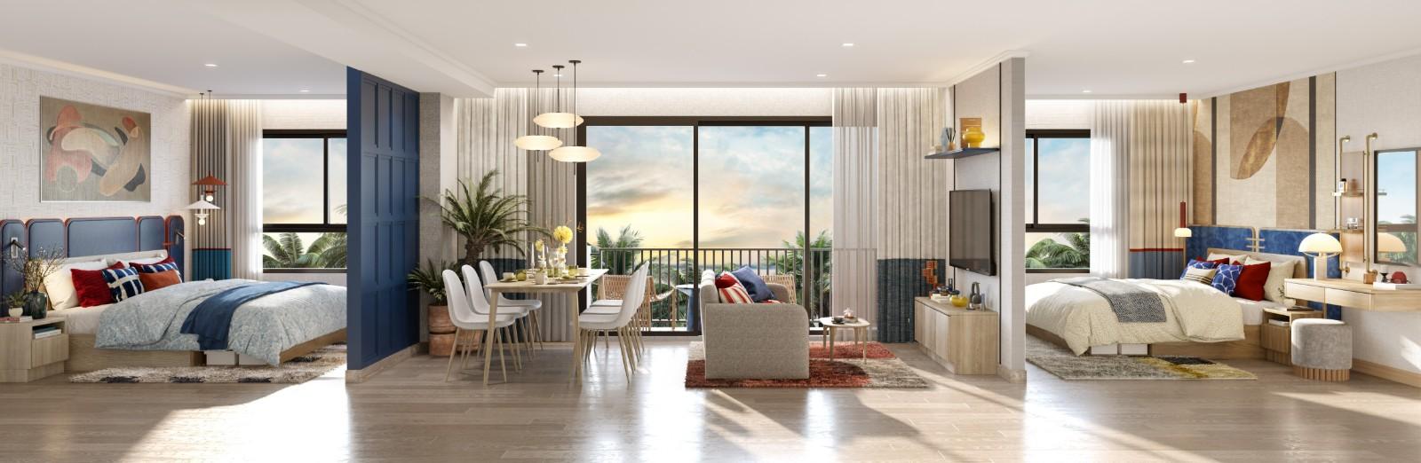 Interior view of Pet Friendly 2 Bedroom Condo for Sale at The Base Cherngtalay