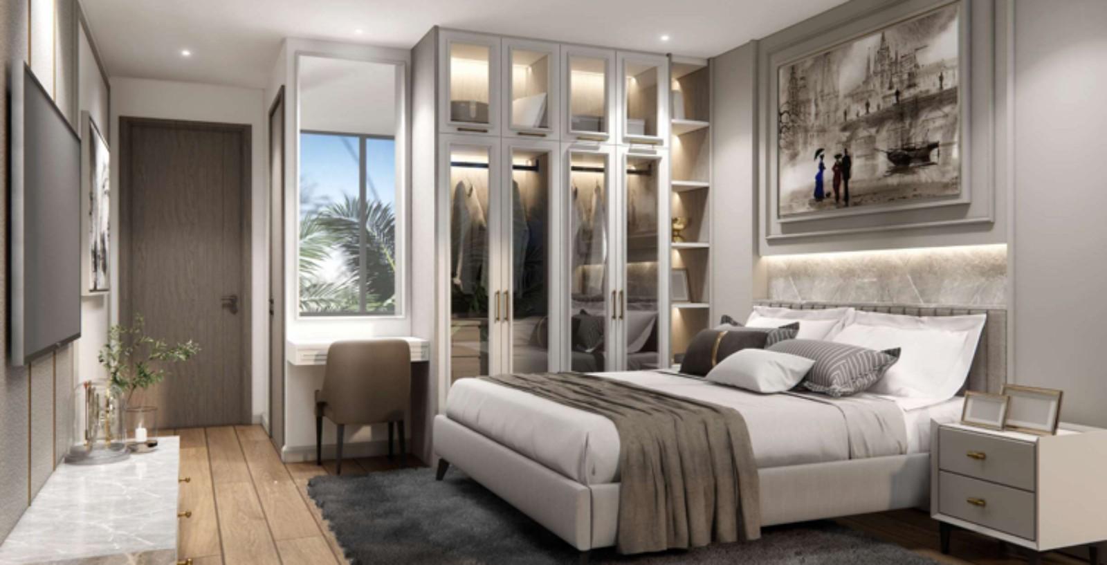 Interior view of 2 Bedroom Family Suite for Sale at Petit Tycoon, Surin Beach