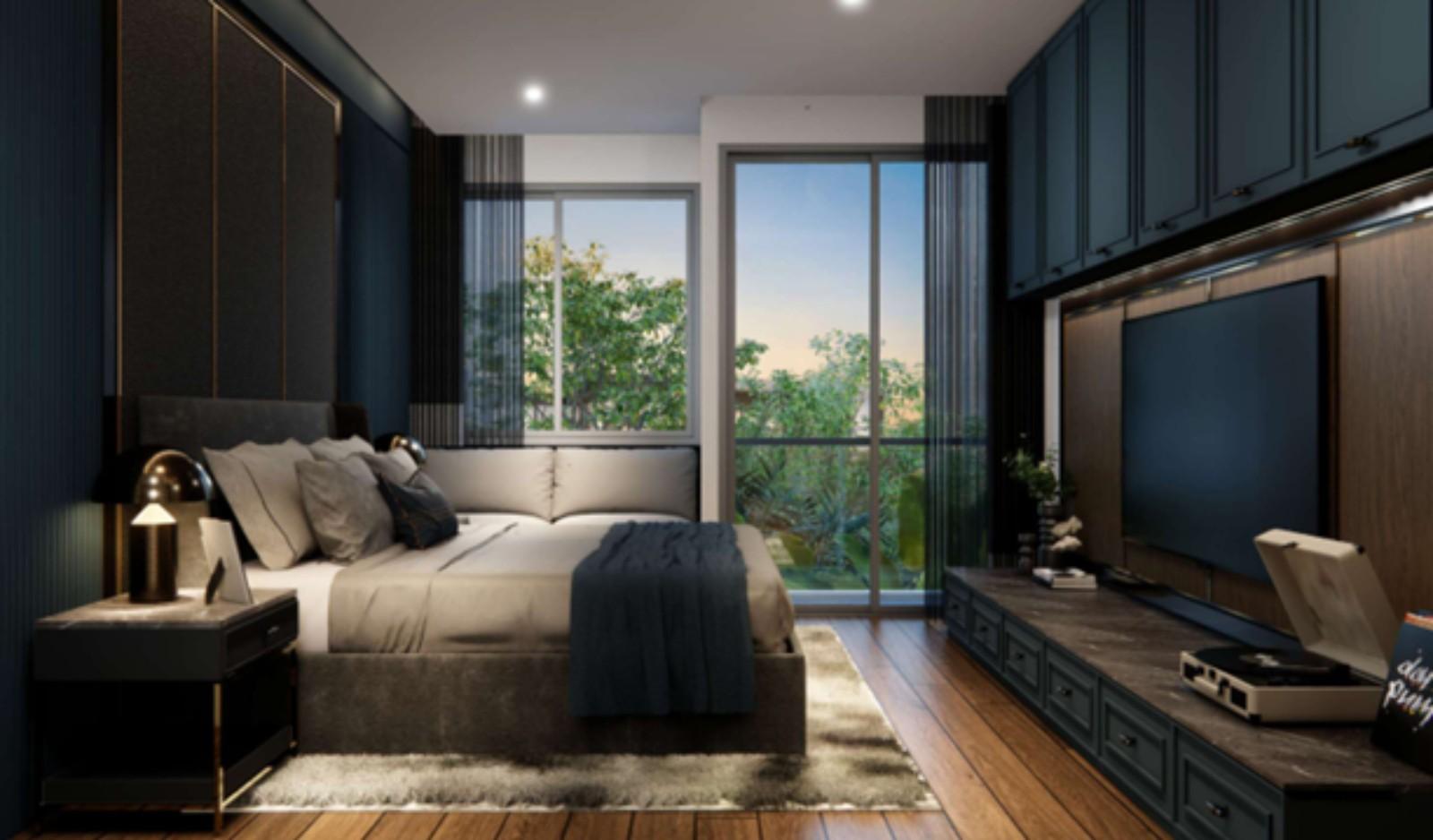 Interior view of 2 Bedroom Family Suite for Sale at Petit Tycoon, Surin Beach