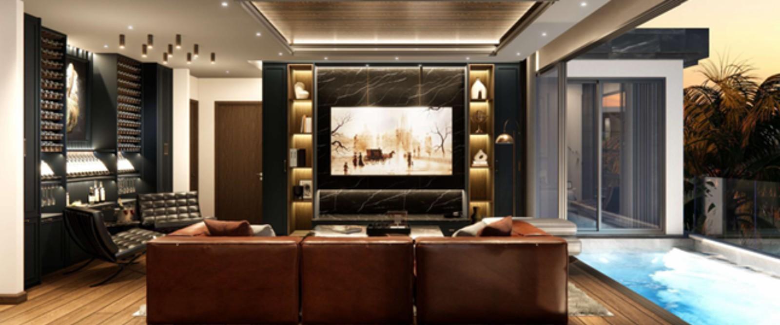 Interior view of 4 Bedroom Penthouse for Sale at Petit Tycoon, Surin Beach