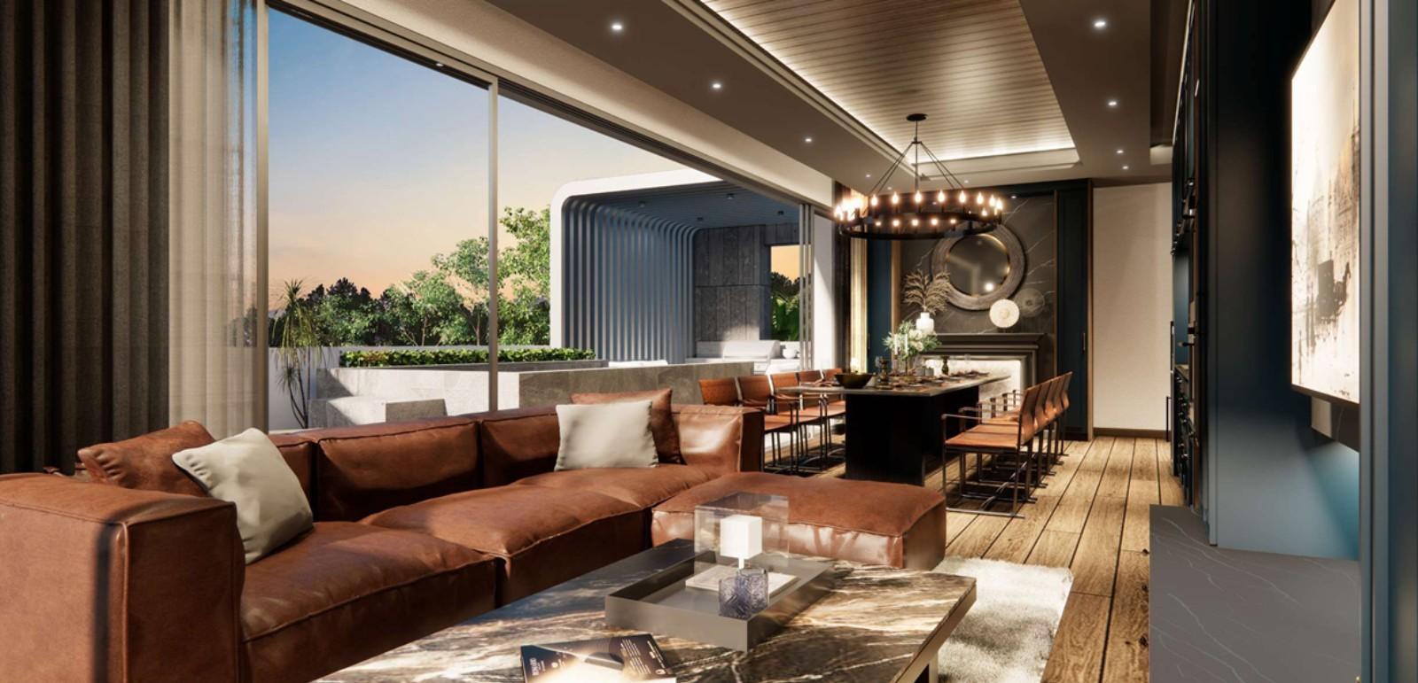 Interior view of 4 Bedroom Penthouse for Sale at Petit Tycoon, Surin Beach