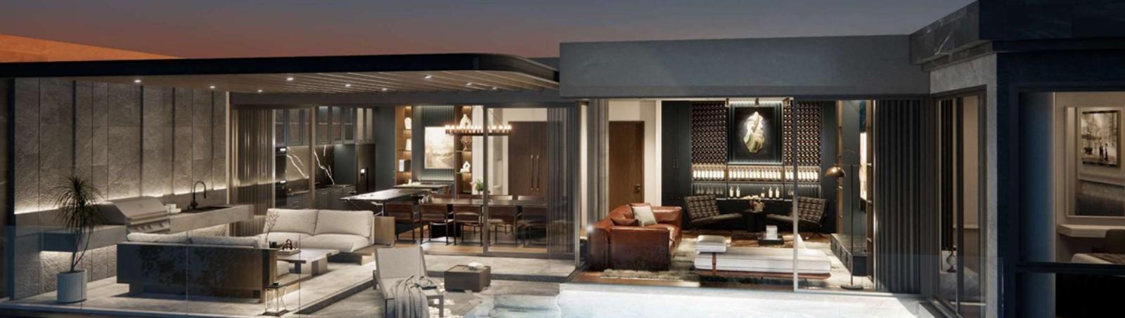 Interior view of 5 Bedroom Duplex Sky Pool Villa for Sale at Petit Tycoon, Surin Beach