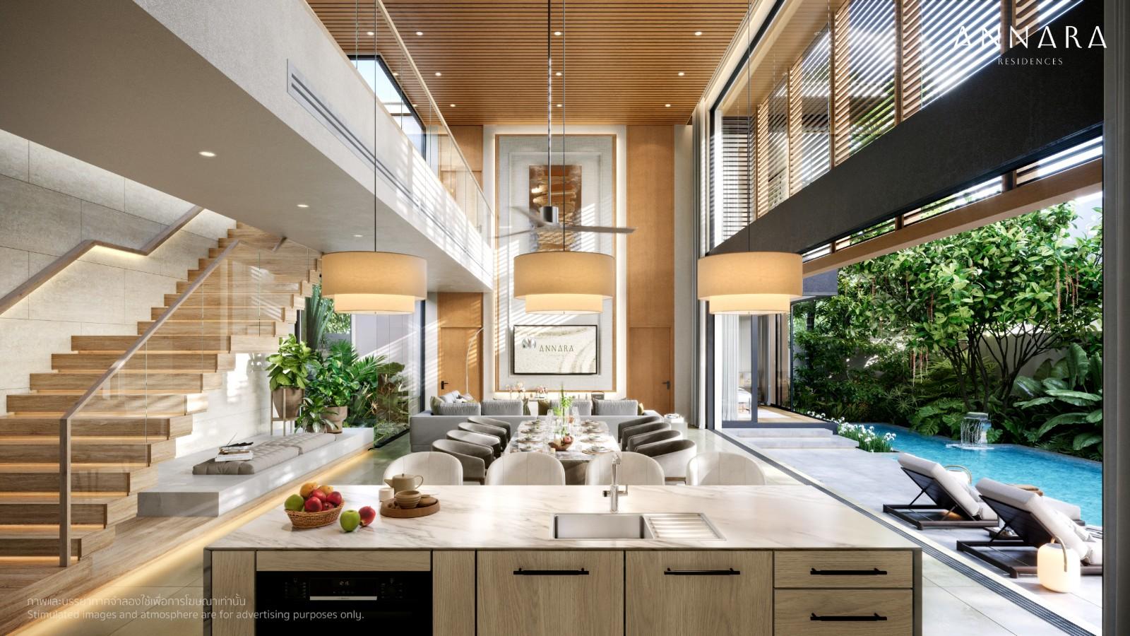Interior view of 5 Bedroom Private Pool Villas for Sale in Annara Villas, Pasak 8