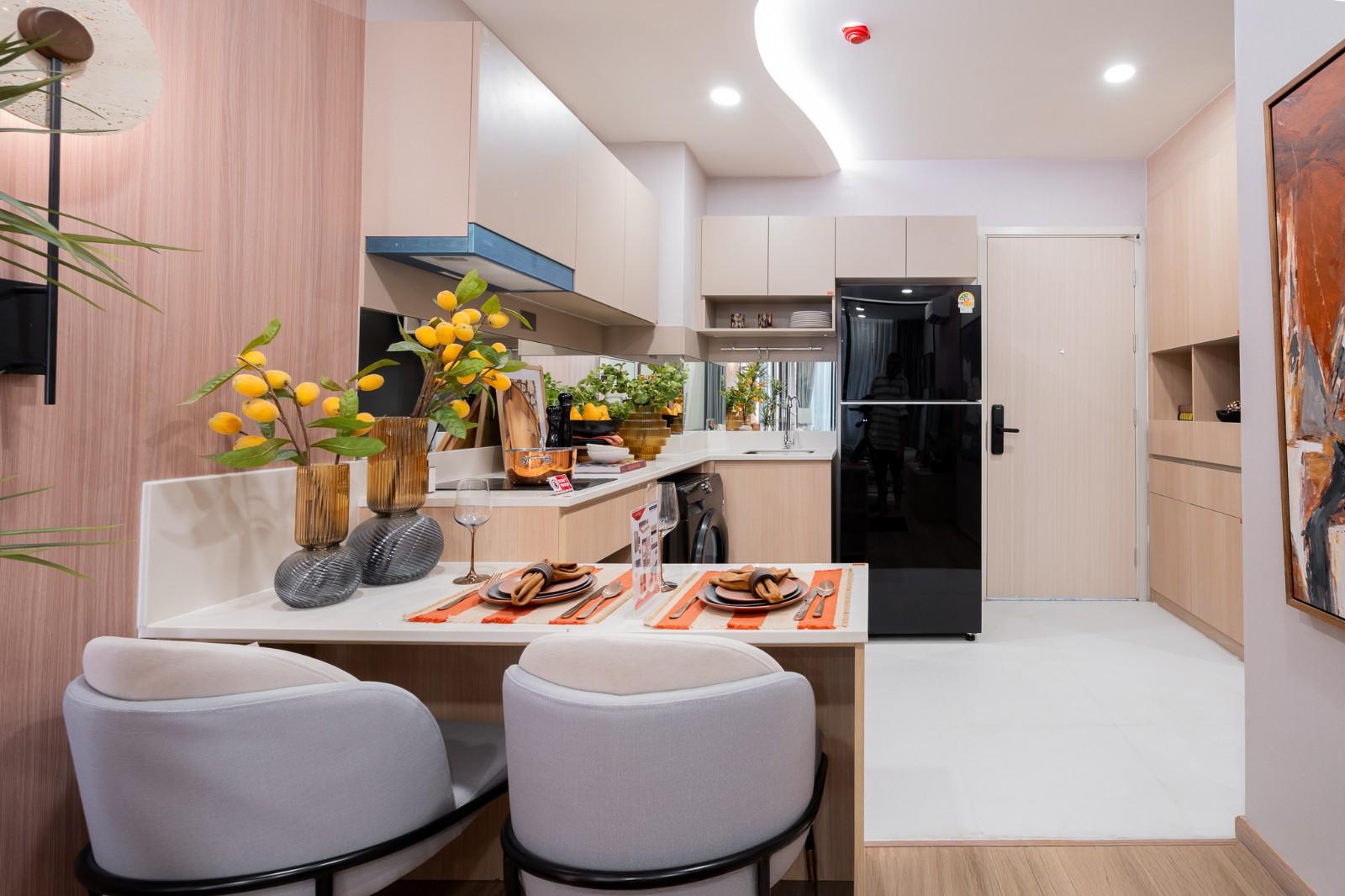 Interior view of Larger 1 Bedroom Condo for Sale at Arise Vibe, Cherngtalay - Pet-friendly Phuket Condo