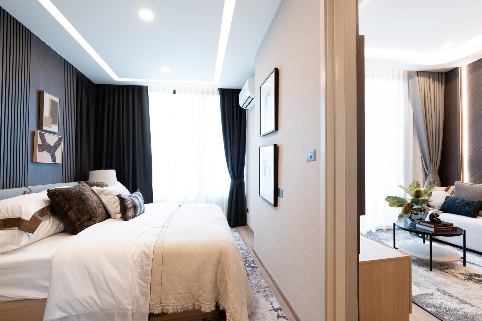Interior view of Larger 2 Bedroom Condo for Sale at Arise Vibe - Pet-friendly Cherngtalay Condo