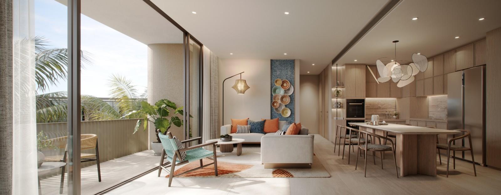 Interior view of 2 Bedroom Apartment for Sale at Peylaa, Bangtao