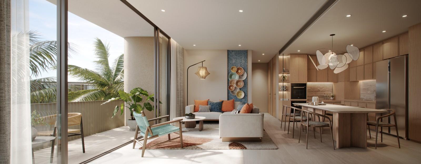 Interior view of 2 Bedroom Apartment for Sale at Peylaa, Bangtao