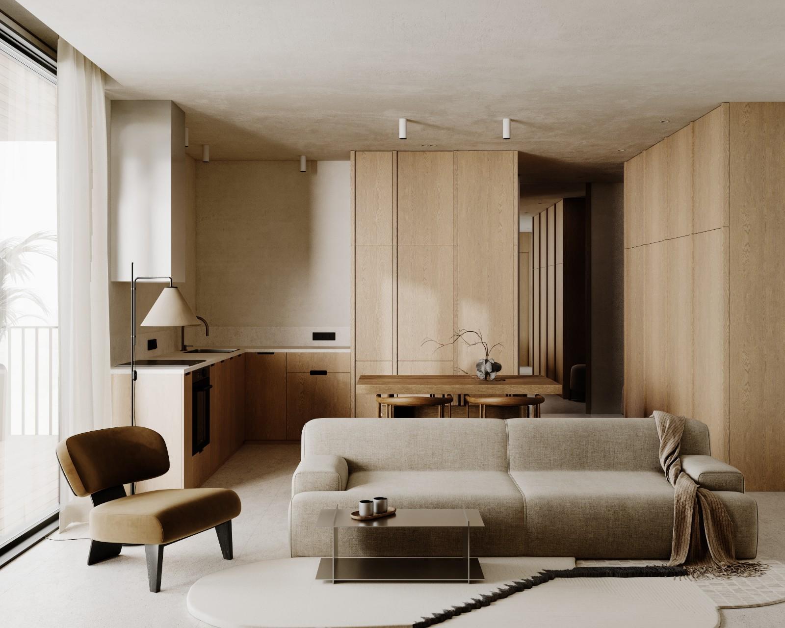 Interior view of Spacious 1 Bedroom Apartment for Sale at Bamboo Forest Condominium