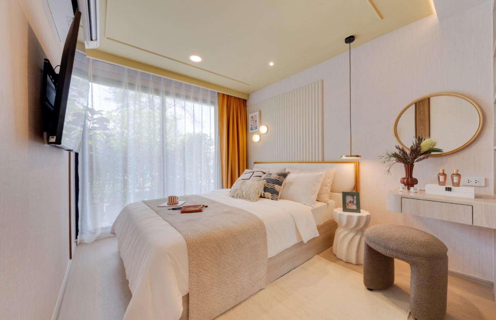 Interior view of 1 Bedroom Modern Condo for Sale at SO Lagoon, Bangtao