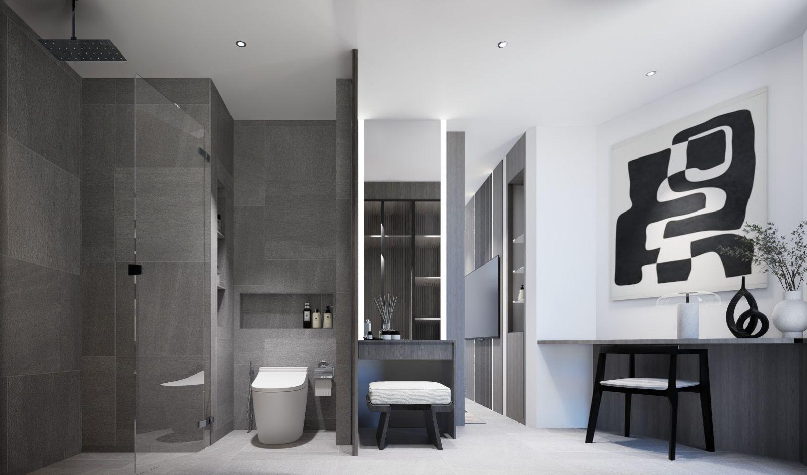 Interior view of 3 Bedroom Apartment for Sale at Citygate de Phuket Condominium
