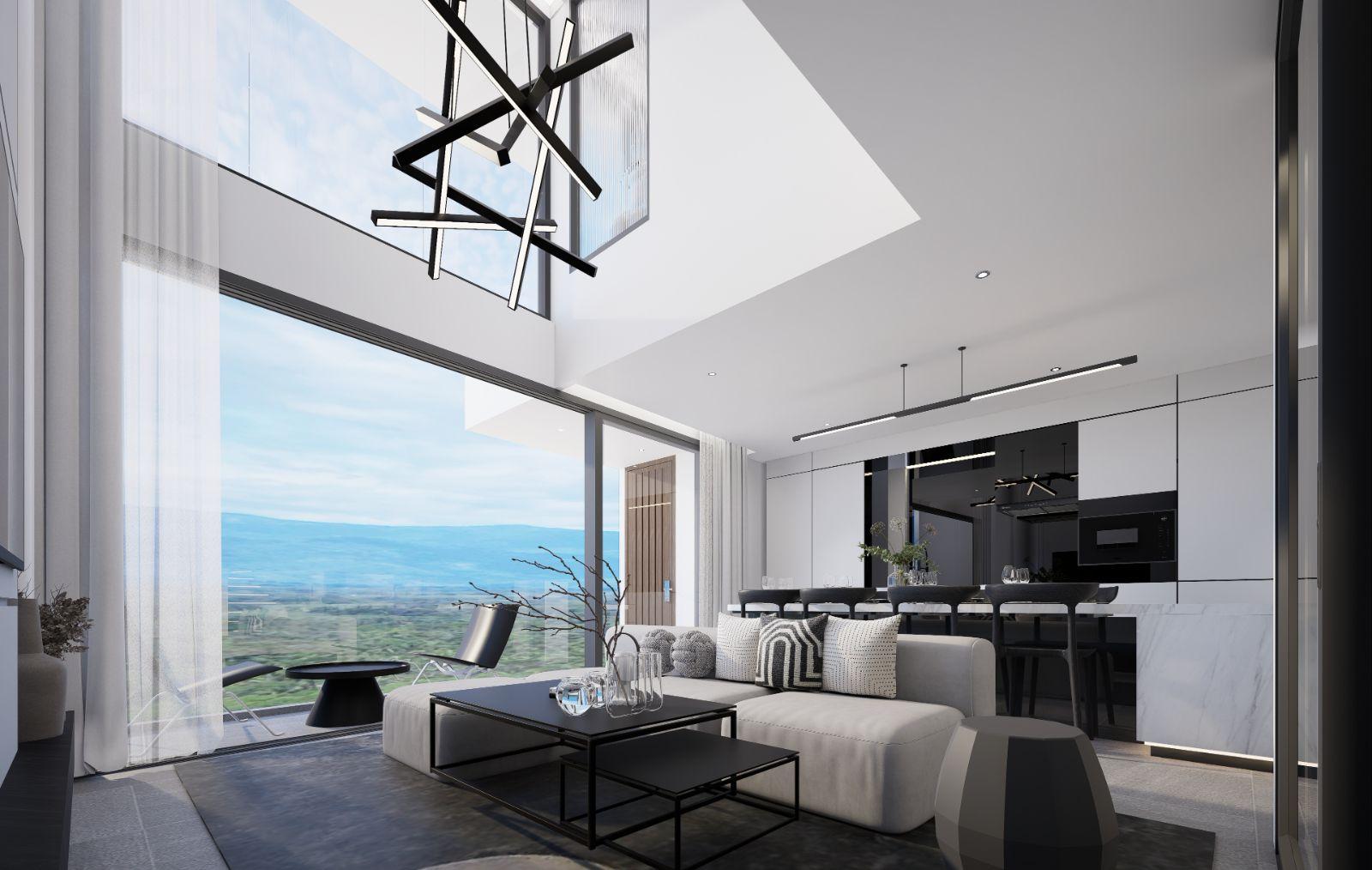 Interior view of 3 Bedroom Duplex Condo for Sale at Citygate de Phuket Condominium