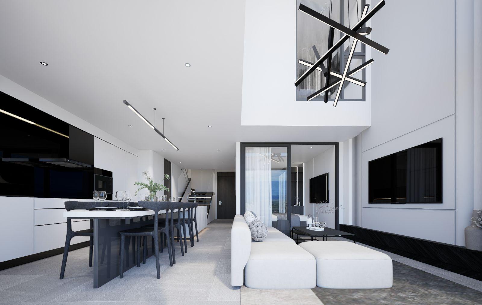 Interior view of 3 Bedroom Duplex Condo for Sale at Citygate de Phuket Condominium
